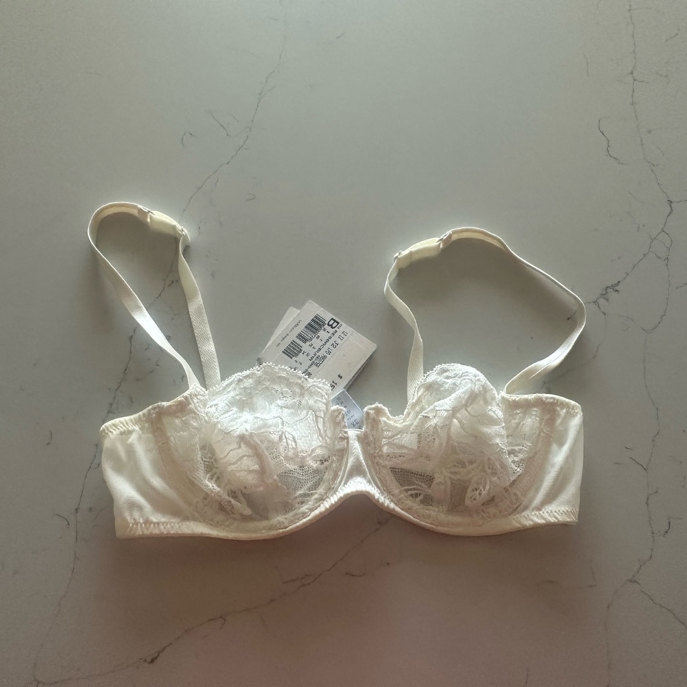 La Perla Cream Lace Bra